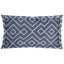 Mercana Boswell III 14 x 26 Blue Diamond Patterned Pillow Cover