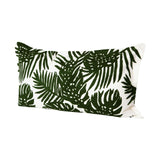 Mercana Boyle II 13 x 21 Green Tropical Palm Leaf Decorative Pillow Cover