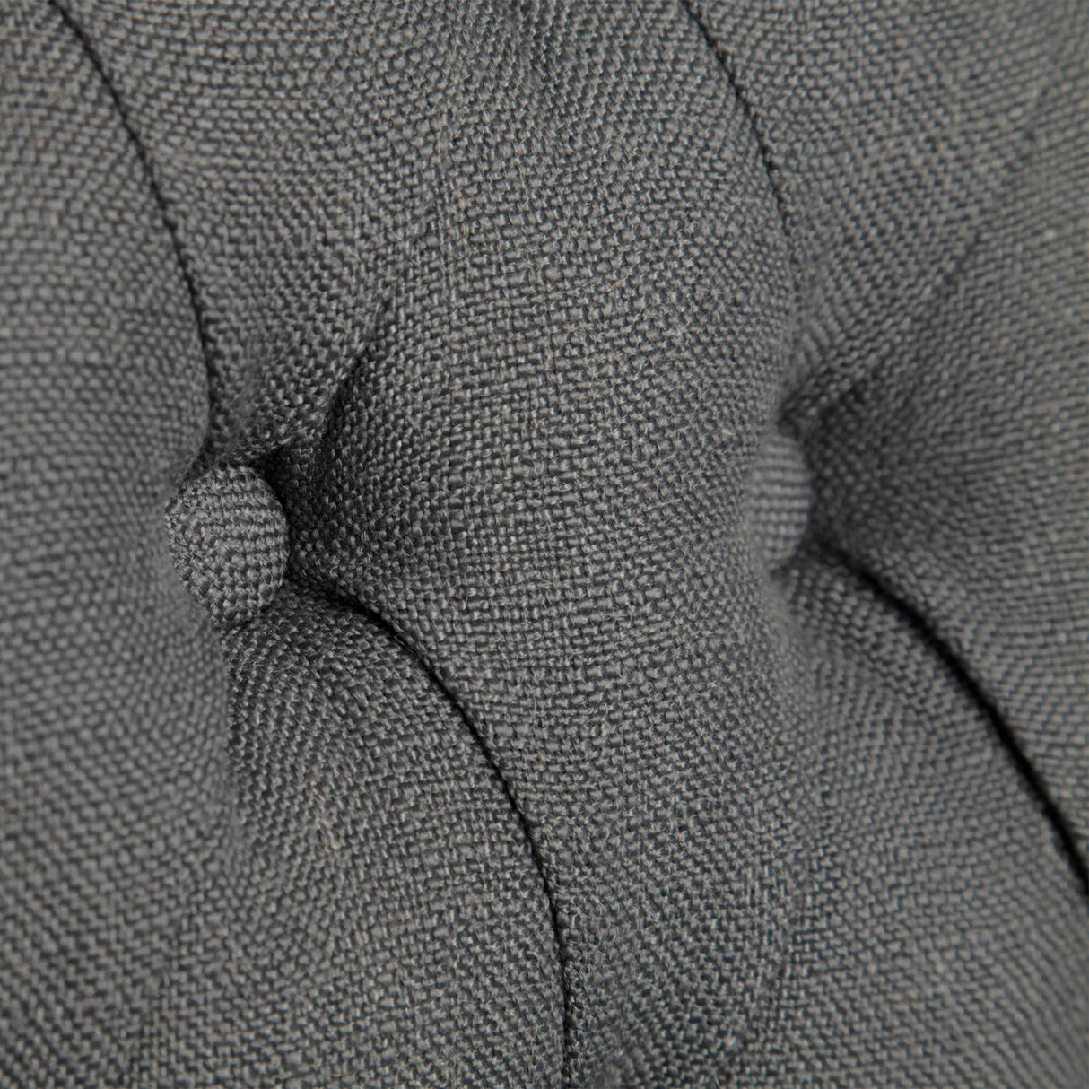 Mercana Mackenzie II Gray Plush Linen Covering Ash Solid Wood Base Dining Chair