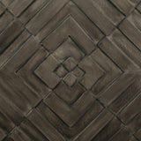 Mercana Argyle I 36L x 16W Dark Brown And Metal 2 Door Accent Cabinet