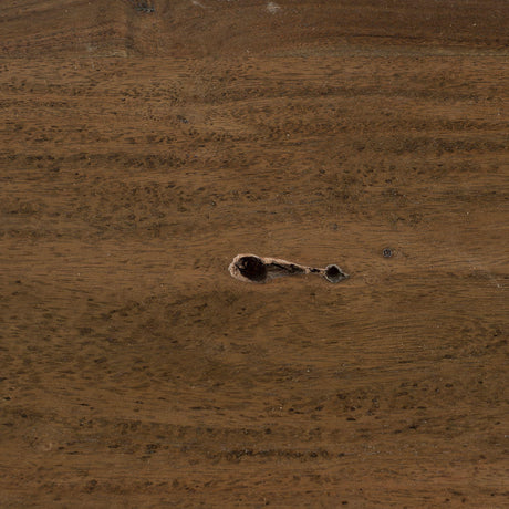 Mercana Papillion II 84.0L x 38.0W x 30.0H Rectangular Natural Wood Top W/Black Iron Base Dining Table