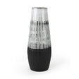 Mercana Tanami I Tall Dark Brown/White Ceramic Vase
