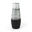 Mercana Tanami I Tall Dark Brown/White Ceramic Vase