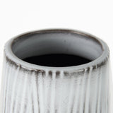 Mercana Tanami I Tall Dark Brown/White Ceramic Vase