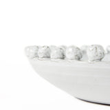 Mercana Basin 16" Round Off-White Glazed Decorative Bowl