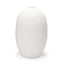 Mercana Karakum II Large White Textured Ceramic Vase