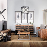 Mercana Wilton II Reclaimed Wood and Metal Media Console