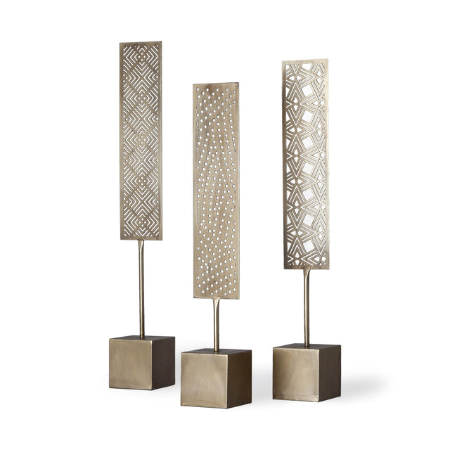 Mercana Arondale (Set of 3) 4L x 12W Gold Cutout Decorative Objects