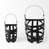 Mercana Tyrell (Set of 2) 23L x 11W; 18L x 8W Black Iron Metal Baskets