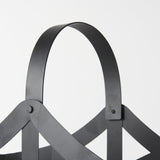 Mercana Tyrell (Set of 2) 23L x 11W; 18L x 8W Black Iron Metal Baskets