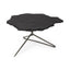Mercana Pinera 37"x33" Black Slate With Iron Base Coffee Table