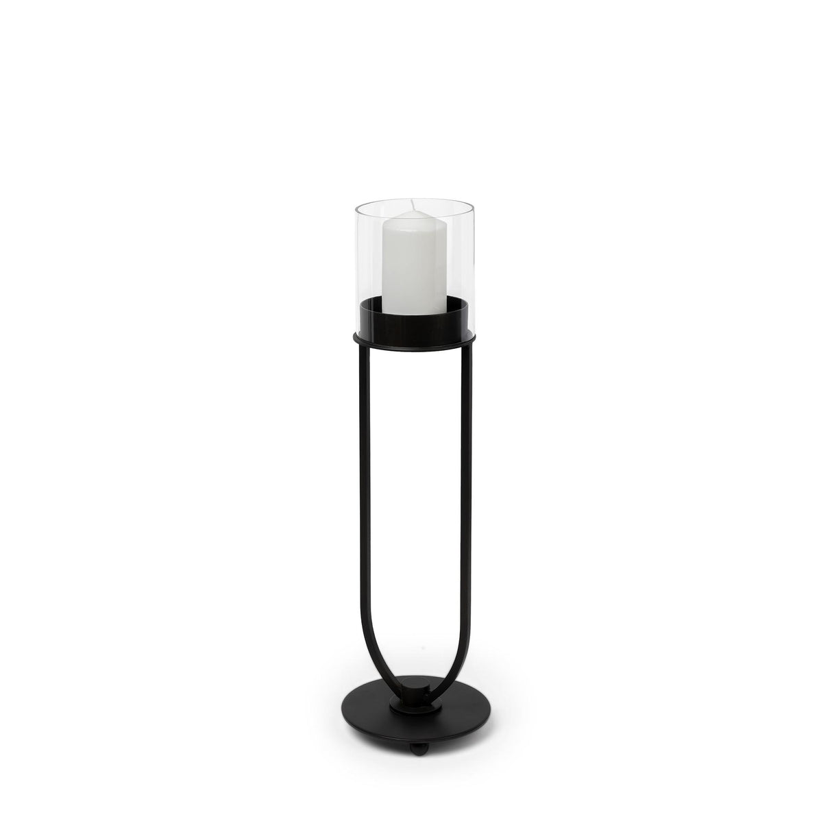 Mercana Salah I Small Black Iron Table Candle Holder