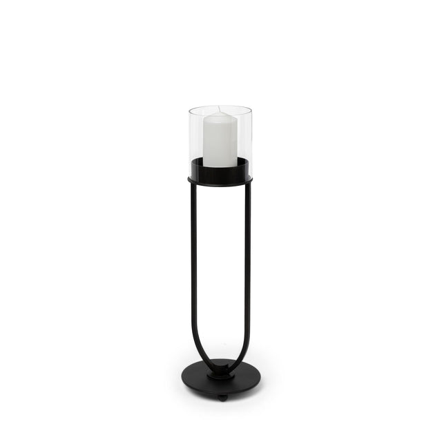 Mercana Salah I Small Black Iron Table Candle Holder