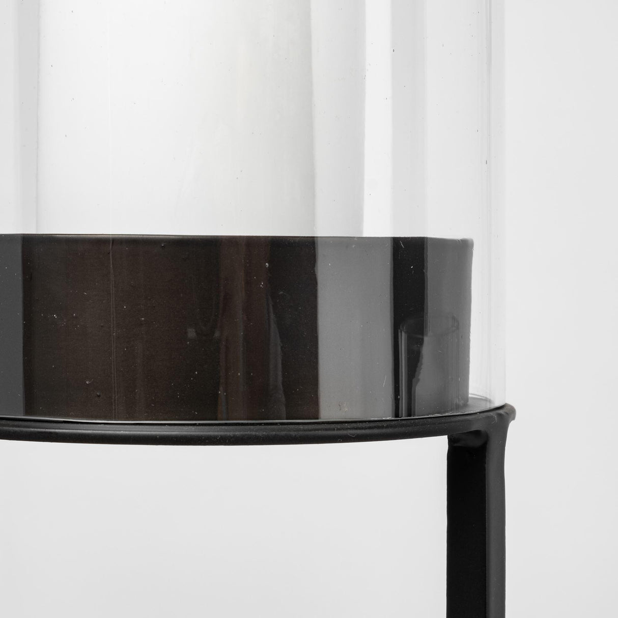 Mercana Salah I Small Black Iron Table Candle Holder