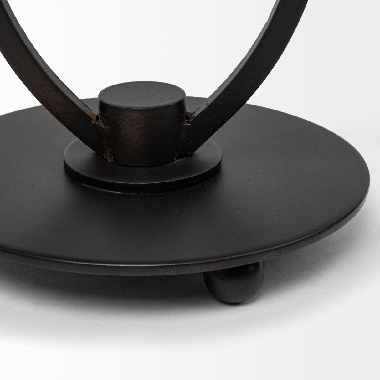 Mercana Salah I Small Black Iron Table Candle Holder
