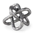 Mercana Wilhelm I (Small) 7L x 7W Silver Metal Link Decor Object