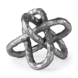 Mercana Wilhelm I (Small) 7L x 7W Silver Metal Link Decor Object