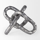 Mercana Wilhelm I (Small) 7L x 7W Silver Metal Link Decor Object