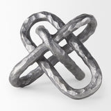 Mercana Wilhelm I (Small) 7L x 7W Silver Metal Link Decor Object