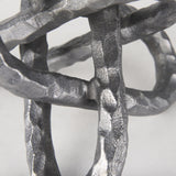 Mercana Wilhelm I (Small) 7L x 7W Silver Metal Link Decor Object