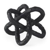 Mercana Wilhelm I (Small) 7L x 7W Black Metal Link Decor Object