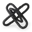 Mercana Wilhelm II (Large) 10L x 10W Black Metal Link Decor Object
