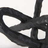 Mercana Wilhelm II (Large) 10L x 10W Black Metal Link Decor Object