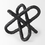 Mercana Wilhelm II (Large) 10L x 10W Black Metal Link Decor Object