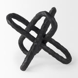 Mercana Wilhelm II (Large) 10L x 10W Black Metal Link Decor Object