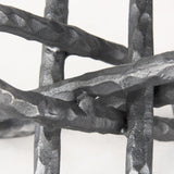 Mercana Wilhelm II (Large) 10L x 10W Silver Metal Link Decor Object