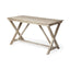 Mercana Tracy 54L x 28W Natural X Frame Wood Office Desk