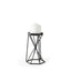 Mercana Sixx I Small Antiqued Metal Hexagonal Table Candle Holder
