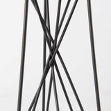 Mercana Sixx I Small Antiqued Metal Hexagonal Table Candle Holder
