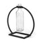 Mercana Monica II Tall Black Metal Glass Bottle Vase