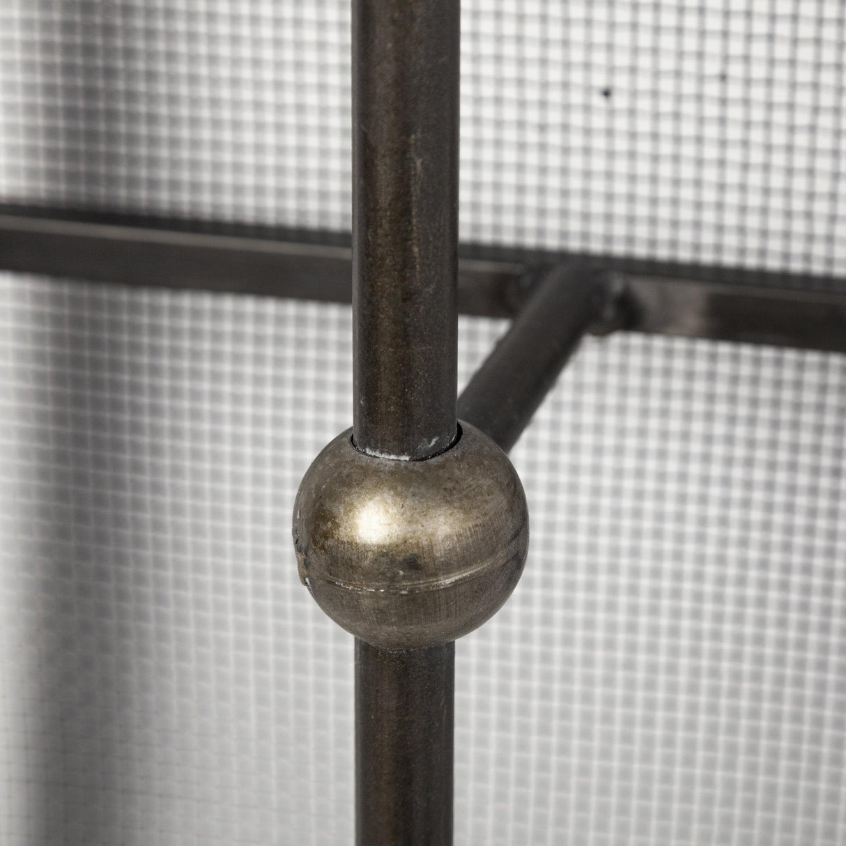 Mercana Newcomb 7x53.5 Gold/Black Metal Meshed Rectangular Wall Sconce