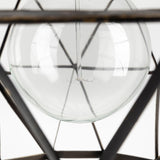 Mercana Dyson I 18x18 Black Metal Triangular Orb Pendant Light