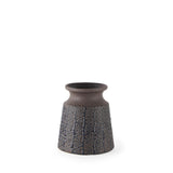 Mercana Sefina I Small Brown/Black Patterned Ceramic Vase