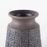 Mercana Sefina I Small Brown/Black Patterned Ceramic Vase