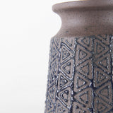 Mercana Sefina I Small Brown/Black Patterned Ceramic Vase