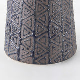 Mercana Sefina I Small Brown/Black Patterned Ceramic Vase