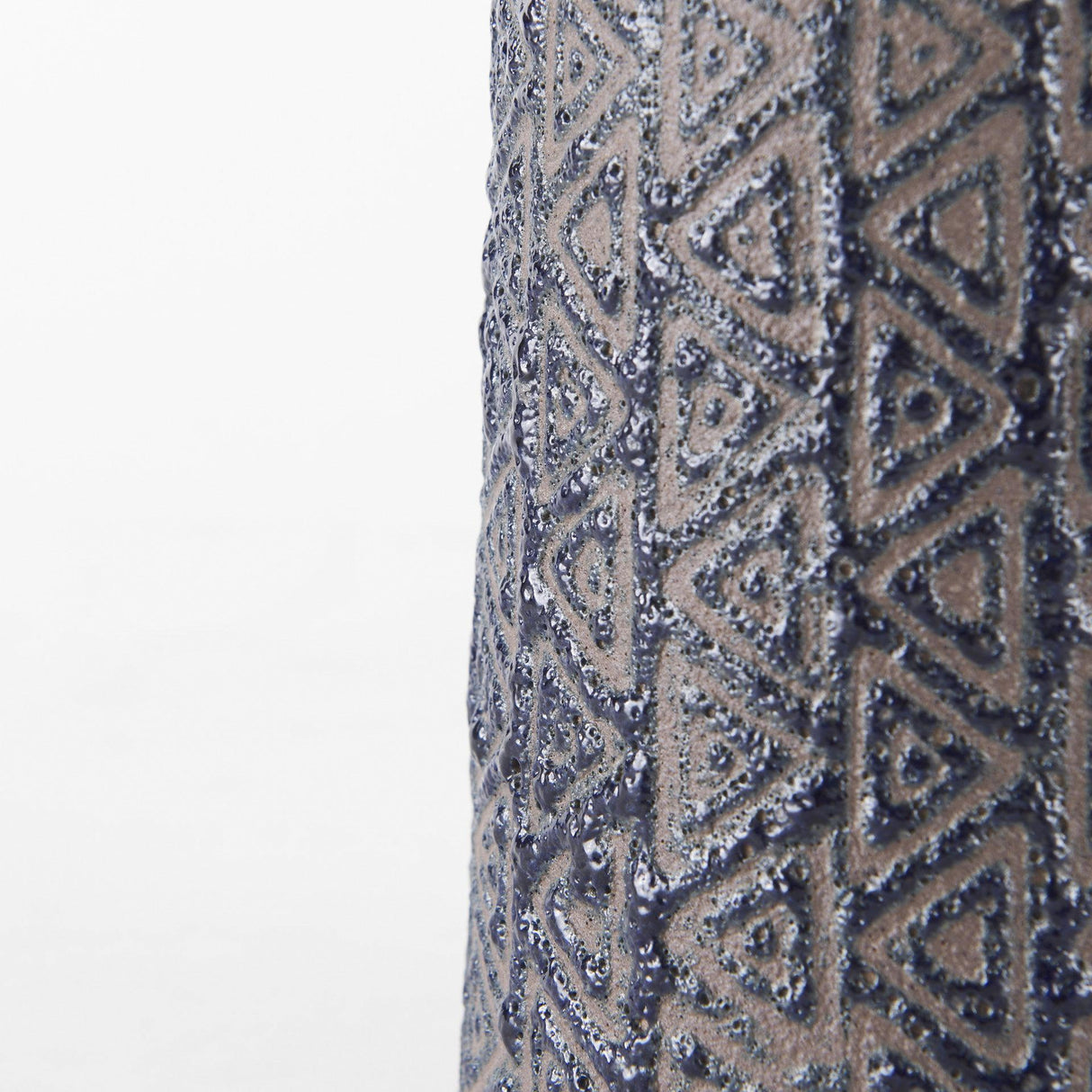 Mercana Sefina II Medium Brown/Black Patterned Ceramic Vase