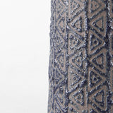 Mercana Sefina II Medium Brown/Black Patterned Ceramic Vase
