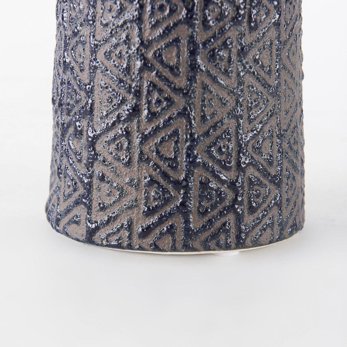 Mercana Sefina II Medium Brown/Black Patterned Ceramic Vase