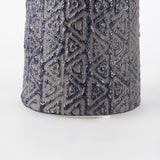 Mercana Sefina II Medium Brown/Black Patterned Ceramic Vase