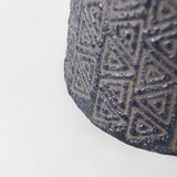 Mercana Sefina III Large Brown/Black Patterned Ceramic Vase