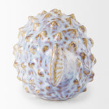 Mercana Spike I (Small) 8L x 4W Off-White Ceramic Puffer Fish