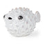 Mercana Spike II (Large) 10L x 6W Off-White Ceramic Puffer Fish