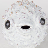Mercana Spike II (Large) 10L x 6W Off-White Ceramic Puffer Fish