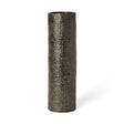 Mercana Kona III Large Black/Gold Cylindrical Ceramic Vase