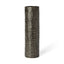 Mercana Kona III Large Black/Gold Cylindrical Ceramic Vase
